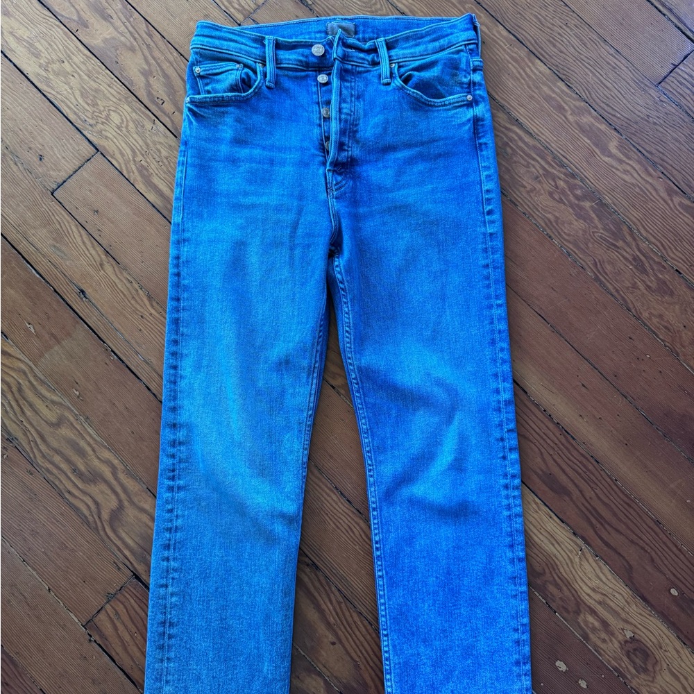 MOTHER The Tomcat Ankle Fray Jeans